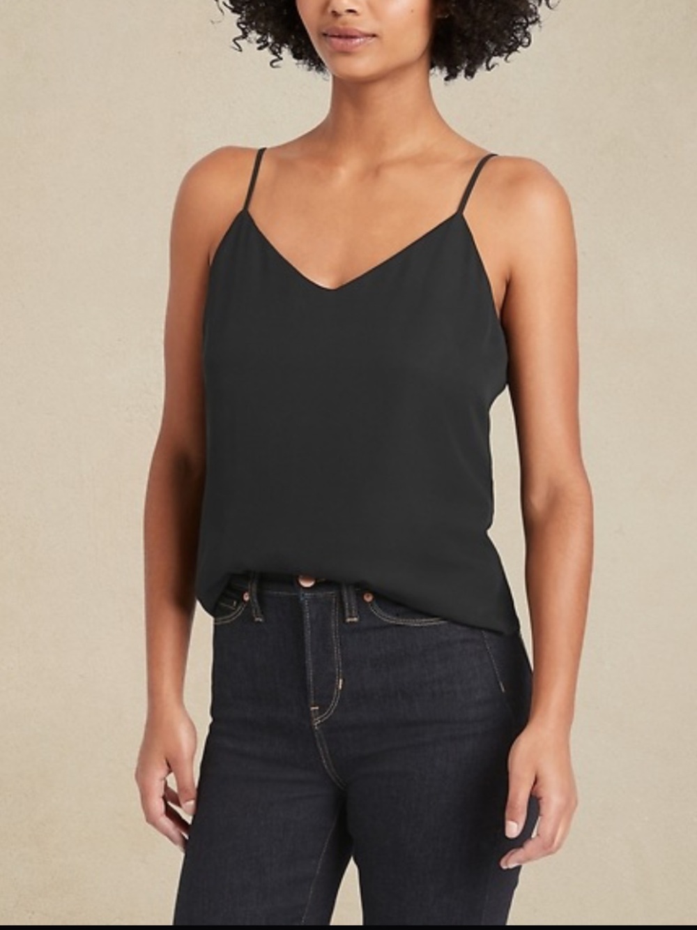 Banana Republic - Strappy Camisole - black - size M